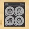 Halloween Cookie Monster Faces Cookie Stencils: Frankenstein, Witch, Dracula, Werewolf | C451 by Designer Stencils | Stencils for Royal Icing, Airbrush, Dusting Powder |